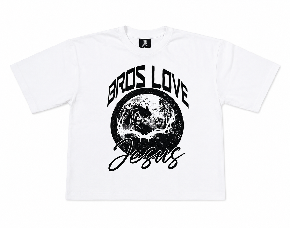 HERE I AM, SEND ME! - WHITE BOXY CROPPED T-SHIRT